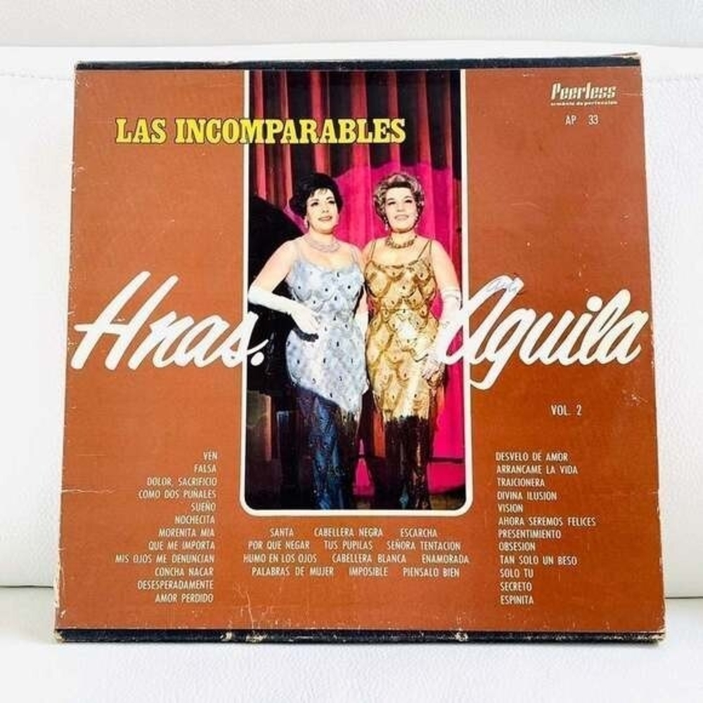 LP Las Incomparables Hermanas Aguila Vinyl Record